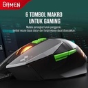 GAMEN Pro Wired Mouse GM310 RGB 7200 DPI With 6 Macro Button Original_2
