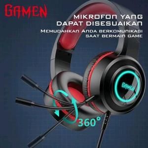 GAMEN Headset G100 Headphone Gaming Black 3D Sound With Mic For PC_3