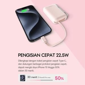 VIVAN VPB-Q10 Mini Powerbank 9600 mAh 22.5W Fast Charging Flight Friendly PD QC _2