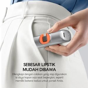 VIVAN Super Mini Powerbank iPhone VPB-A05 | 4800 mAh A05L Foldable Plug in | Lig_3