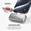VIVAN Super Mini Powerbank iPhone VPB-A05 | 4800 mAh A05L Foldable Plug in | Lig_4
