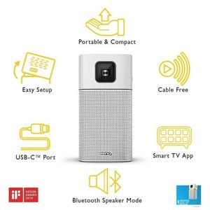MINI PROJECTOR BENQ GV1 - Projector Mini BenQ GV1 Portable Wireless_2