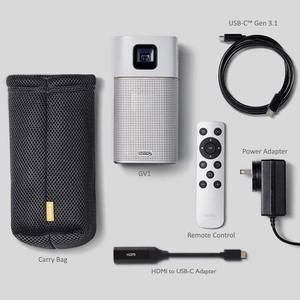 MINI PROJECTOR BENQ GV1 - Projector Mini BenQ GV1 Portable Wireless_4