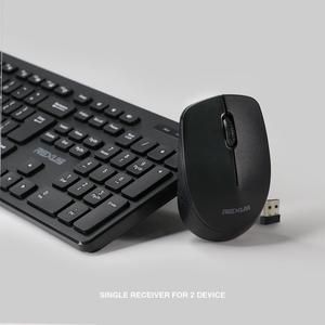 Combo Keyboard Mouse Wireless Rexus KM8 Mouse & Keyboard Bundle_5