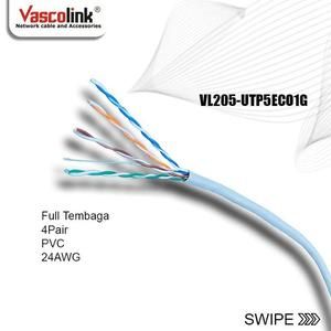 Kabel Vascolink Cat 5E CU Lan Indoor UTP Cat5e Cat 5 305 M Vascolink Full Tembag_2
