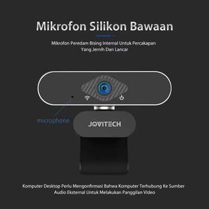 [1735142850295006251] Jovitech Webcam Laptop 1080P USB Kamera PC 4K Full HD Camera Webcast Live Broadcast Video Meeting Camera