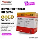 Kabel Vascolink Cat 5E CU Lan Indoor UTP Cat5e Cat 5 305 M Vascolink Full Tembaga Cooper