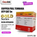 Kabel Vascolink Cat 5E CU Lan Indoor UTP Cat5e Cat 5 305 M Vascolink Full Tembaga Cooper