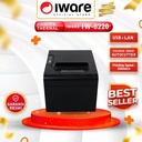 Printer Thermal 80mm IWARE IW-D200N Auto Cutter High Speed USB + LAN