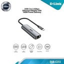 Dlink DUB-E2255 / D-Link Type C to Gigabit Ethernet Adapter with Power Delivery Accessories