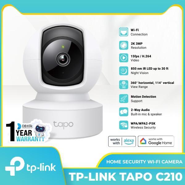 [1732747897037161515] Home Security Cctv TP-LInk TAPO C210 Wi-Fi Pan and Tilt 3MP 2K Indoor