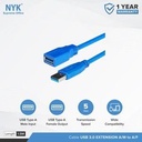 Kabel Extension USB NYK 3.0 Male to Female 1.5M / 3M USB Ekstension
