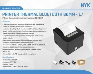 [1732653515306796075] NYK Printer Thermal Bluetooth, RJ45, USB 80MM L7 - Printer Kasir Multifungsi AutoCut PR-NBL7