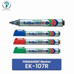 [1732555669972419627] Spidol Permanen Marker Artline 107 R (12 PCS)