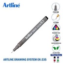 Spidol Drawing Pen Artline 0,5 EK-235 | Drawing System Pens EK235  Drawing Pen untuk ilustrasi drafting
