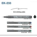 ARTLINE Drawing Pen System Pens EK-233 | Pen Artline EK233 0.3Mm Hitam