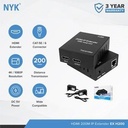 HDMI Extender NYK HDMI Extension Kabel LAN Ethernet 200M RJ45 EX H200