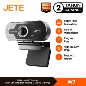 [1732373010052842539] Webcam Jete W7 1080 HD With Mic - Webcam HD - Garansi Resmi 2 Tahun