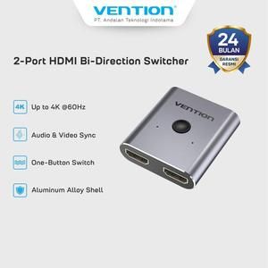 VENTION HDMI 2.0 Switcher Splitter 2 in 1 Out / 1 in 2 Out Bi-Directional - AFU