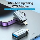 Vention USB-A Female to Lightning Male OTG Adapter For Iphone PD Power Supply Adapter - CUCH0
