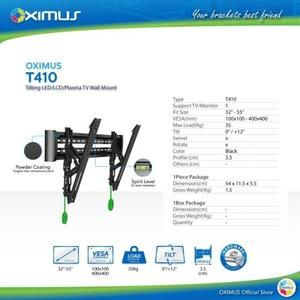 BRACKET TV LED LCD MONITOR 32"-55" OXIMUS T410 WALL MOUNT TILT