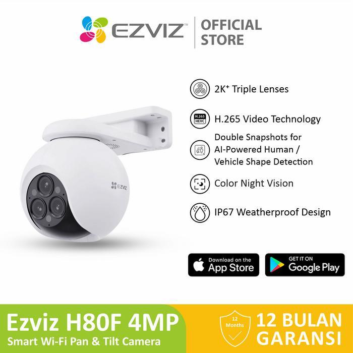 Ezviz H80F Multi 2K+ Smart Home Security Wifi Pan & Tilt IP Camera CCTV Outdoor