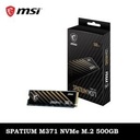 MSI Spatium M371 NVMe M.2 SSD 500GB / 1TB M.2 PCIe Gen 3 Internal Storage Drive