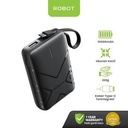 ROBOT RT-17 Smart Powerbank Mini 37W 10000mAh With Cable USB to Type C Power Bank Fast Charging RT17