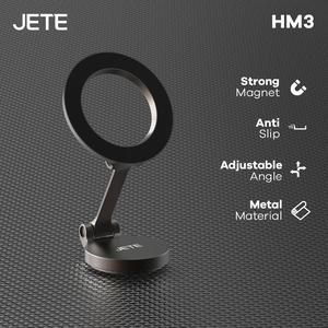 [1731571556984063019] Holder HP Mobil Magnet JETE HM3 Stand Phone Magsafe Metal Material 360 Rotation Adjustable Original