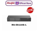 Ruijie RG-ES116G-L 16-Port 10/100/1000 Mbps Gigabit Unmanaged Non-PoE Switch Metal Case