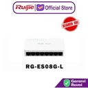 RUIJIE REYEE RG-ES08G-L 8 Port Gigabit Unmanaged 10/100/1000 Mbps Plastic Switch