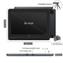 XPPen Artist 16 2nd gen Graphic Tablet Monitor Drawing Pen Display 127%s RGB X3-powered Stylus 10 Keys Tilt