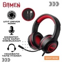 GAMEN Headset G100 Headphone Gaming Black 3D Sound With Mic For PC