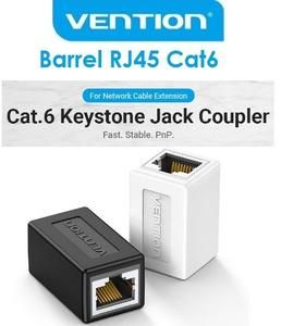 [1731357057939833899] Barrel RJ45 Penyambung Kabel Ethernet LAN CAT5 CAT6 Vention IPV