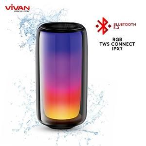 [1731355185519690795] VIVAN Speaker VS60 | Bluetooth 5.3 | Waterproof IPX7 | RGB Light | Tws Connect