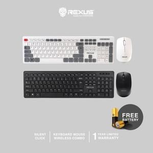 [1731318221846512683] Combo Keyboard Mouse Wireless Rexus KM8 Mouse & Keyboard Bundle