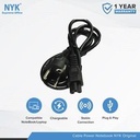 Kabel Power Adaptor laptop / notebook 3 lubang Tebal NYK