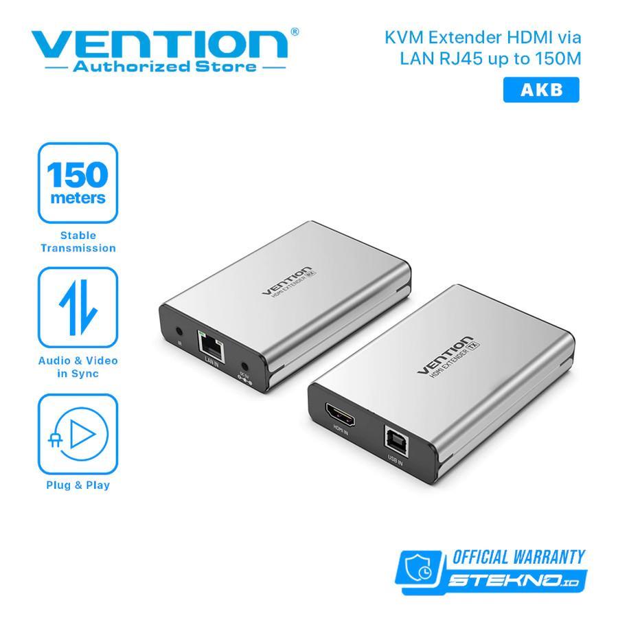 Vention HDMI Extender over LAN Cable RJ45 HDMI KVM Network Full HD AKG