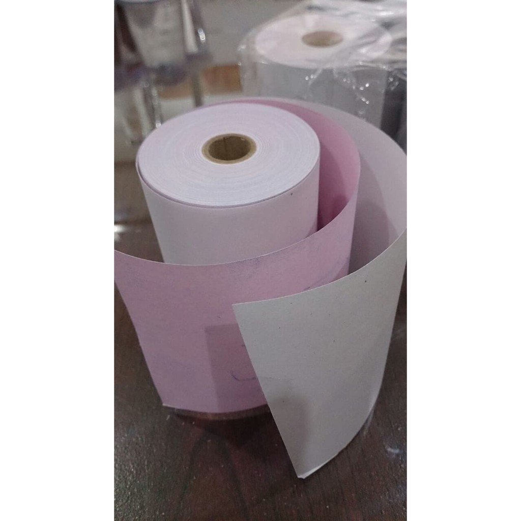 [1731145059479159851] Kertas kasir NCR 3Ply 75x60 / Struk kasir NCR (3 Rangkap) TELSTRUK 75 x 60 Paper Roll