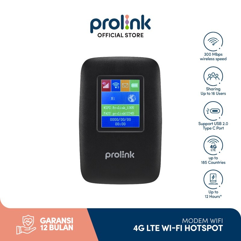Prolink DL-7202 Mobile WiFi Hotspot 4G LTE N300 Modem Wireless Router l UNLOCK ALL OPERATOR