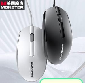 [MS-MNS-KM1] MOUSE MONSTER KM1 ERGONOMIC Wired Mouse USB AIRMARS KM-1 MOUSE