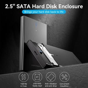 Vention SATA HDD SSD 2.5" M.2 Sata / Nvme Enclosure Case External