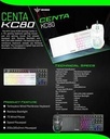 NYK Nemesis Centa KC80 / KC-80 Keyboard Combo 3in1 TKL Gaming