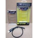 Casing SSD / HDD NYK Atom - HDD SSD 2.5" Sata USB 2.0 Transparan
