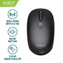 Robot Mouse Wireless & Bluetooth M 360 5.0 Dual Mode M360 Silent Klik