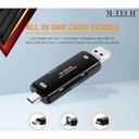CARD READER MTECH CR30 USB C MICRO USB 3 IN 1 SD CARD OTG 3.0 CR-30