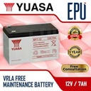 Baterai UPS Yuasa 12v 7ah / Battery Yuasa 12V 7AH / Batterry Batre Yuasa