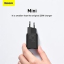 Baseus SuperSi Adaptor 25W USB-C with Kabel USB-C to C Super Si Fast Charging