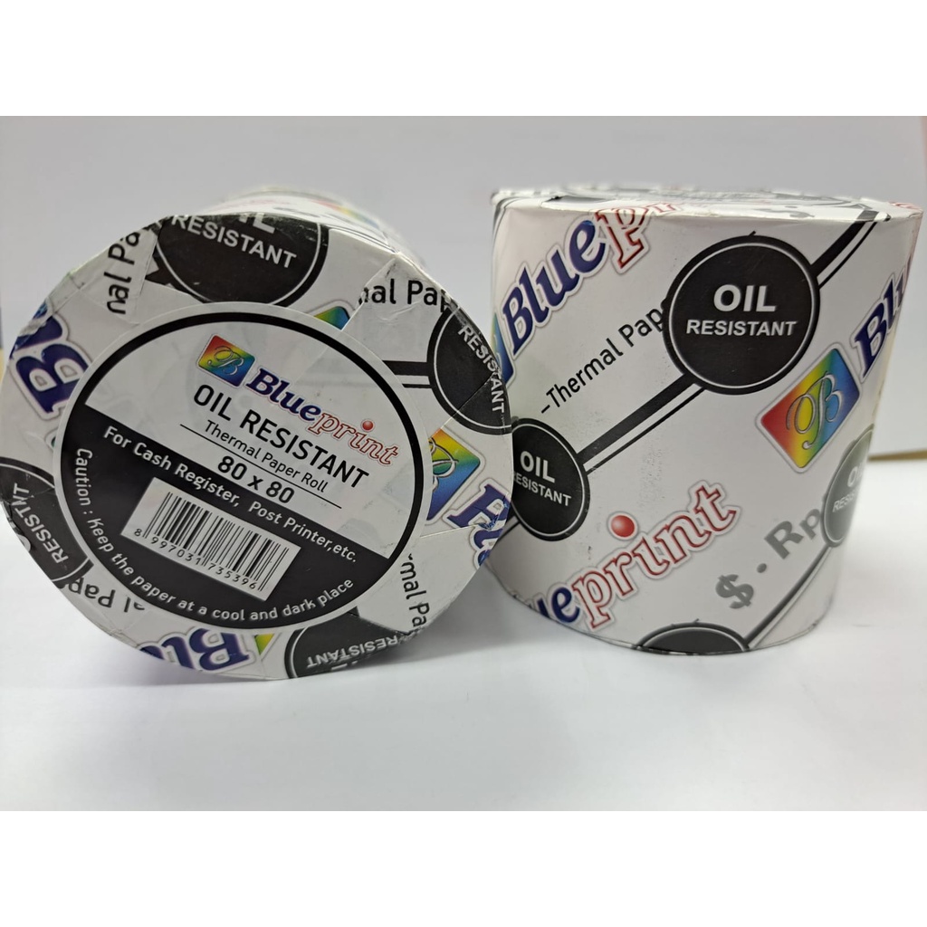 [KRTS-BP-80X80] Blueprint Kertas Thermal Oil Resistant 80x80 mm Blueprint 80 x 80 mm