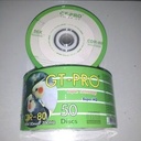 CD-R GT PRO HQ 56X SPEED PACK ISI 50 1 CONE CDR GTPRO HQ